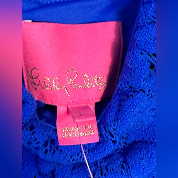 Lilly Pulitzer Blue Lace Midi Dress - Picture 7 of 9